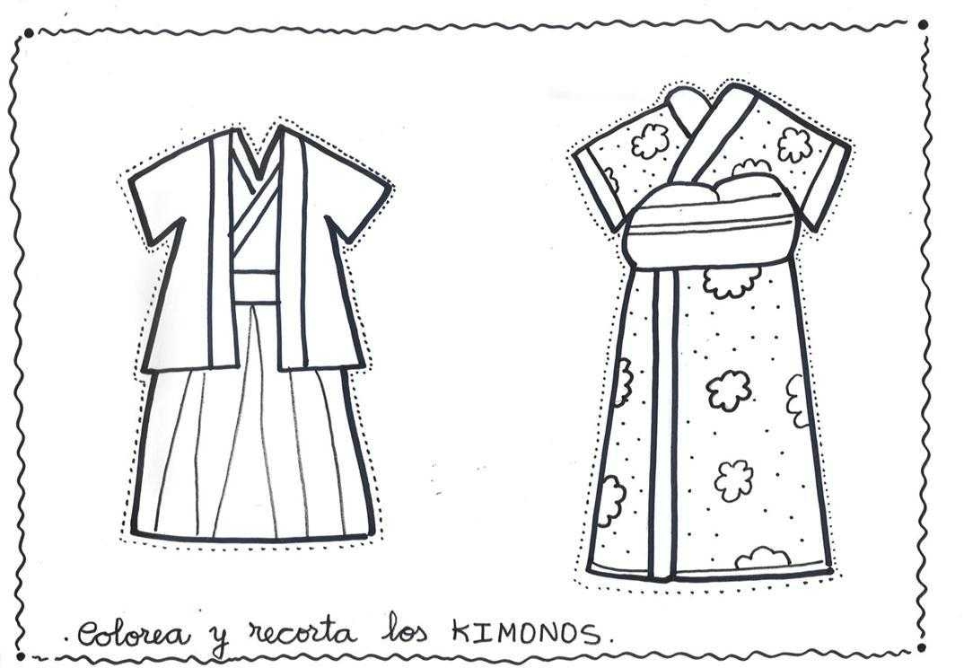 Платье кимоно технический рисунок