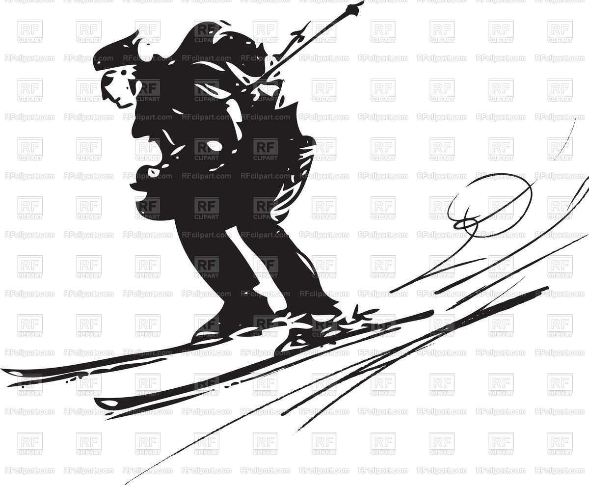 Лыжи эскиз