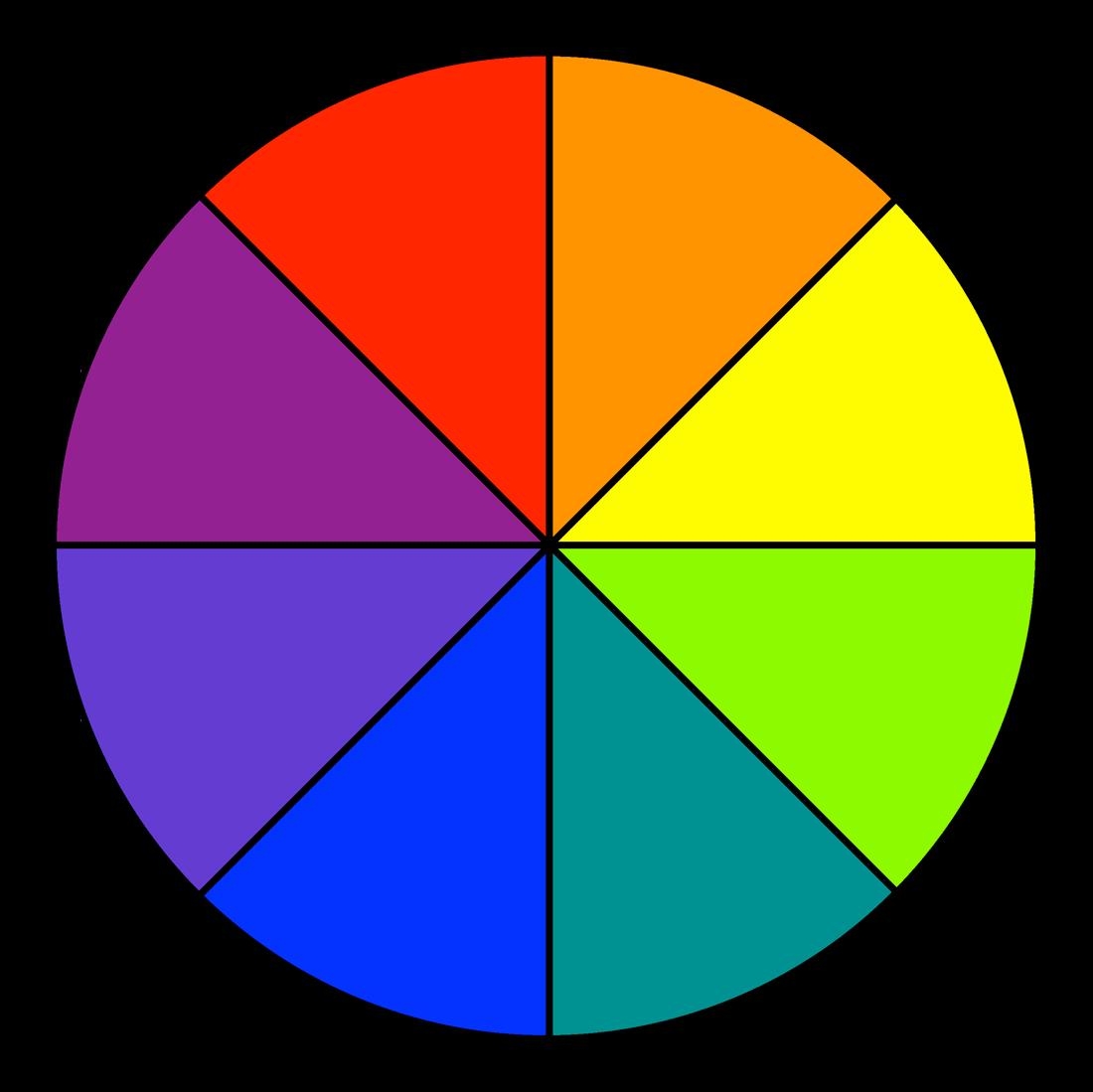 Цветовой круг для детей