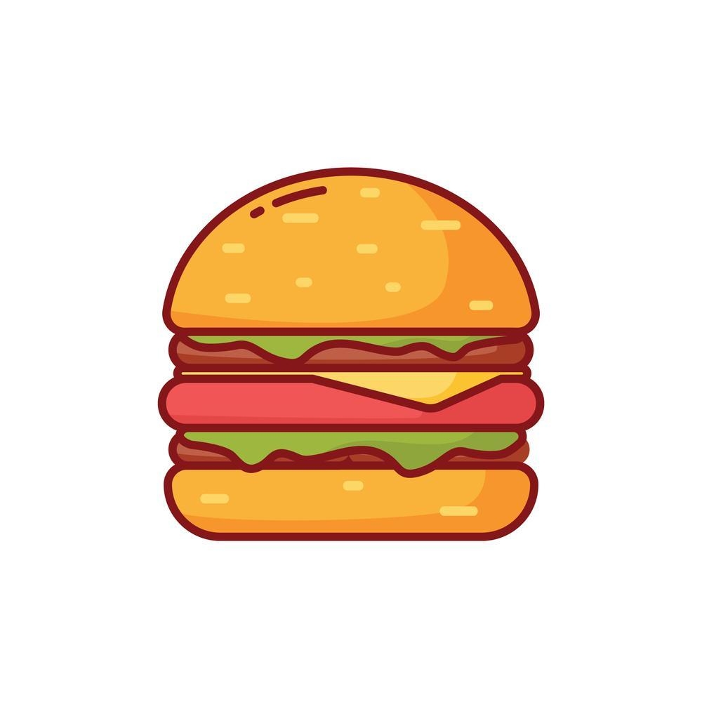 Гамбургер схематично