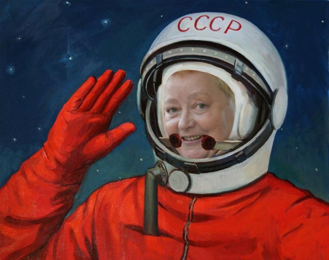 Портрет Космонавта Гагарина