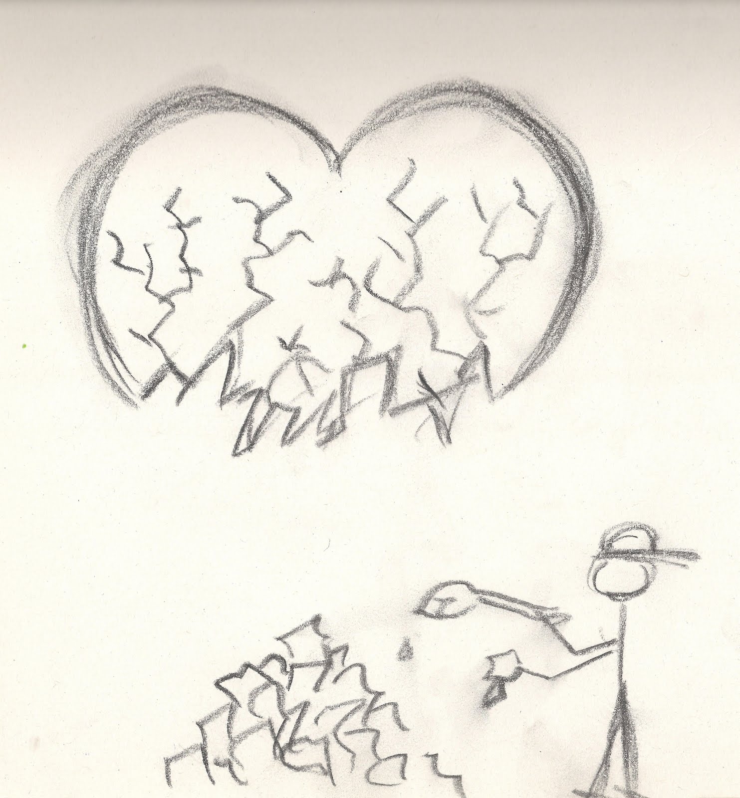 Broken Heart Sketch