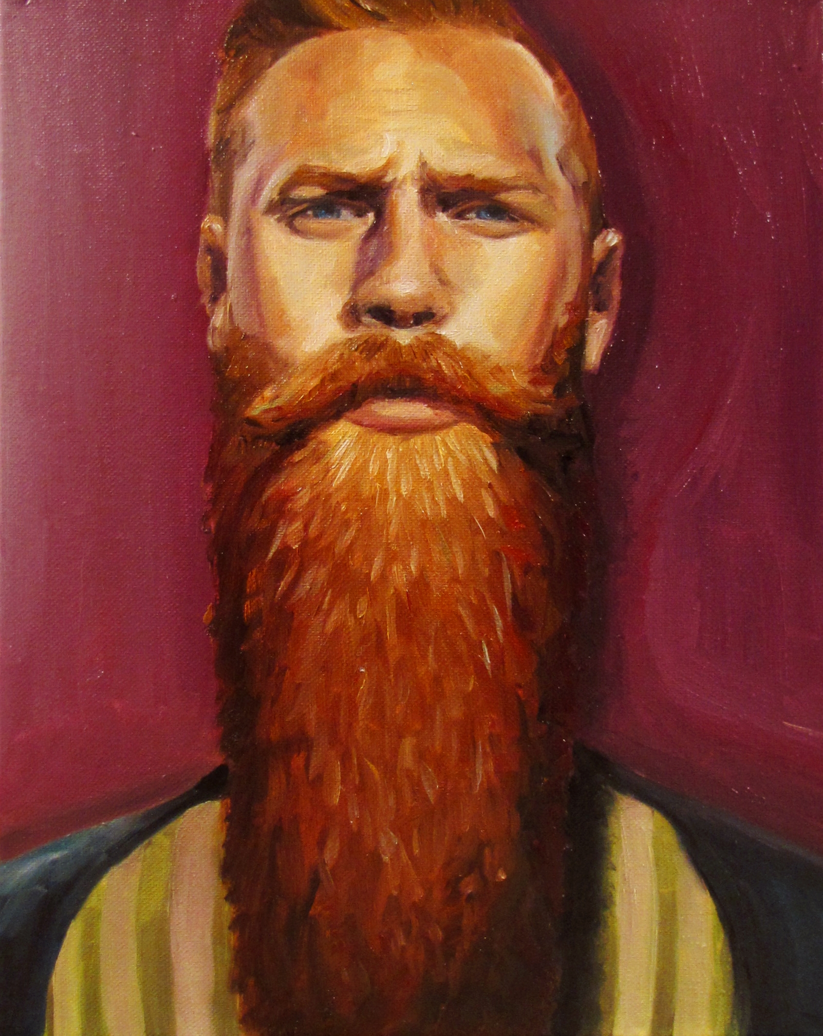Картина мужчина с бородой