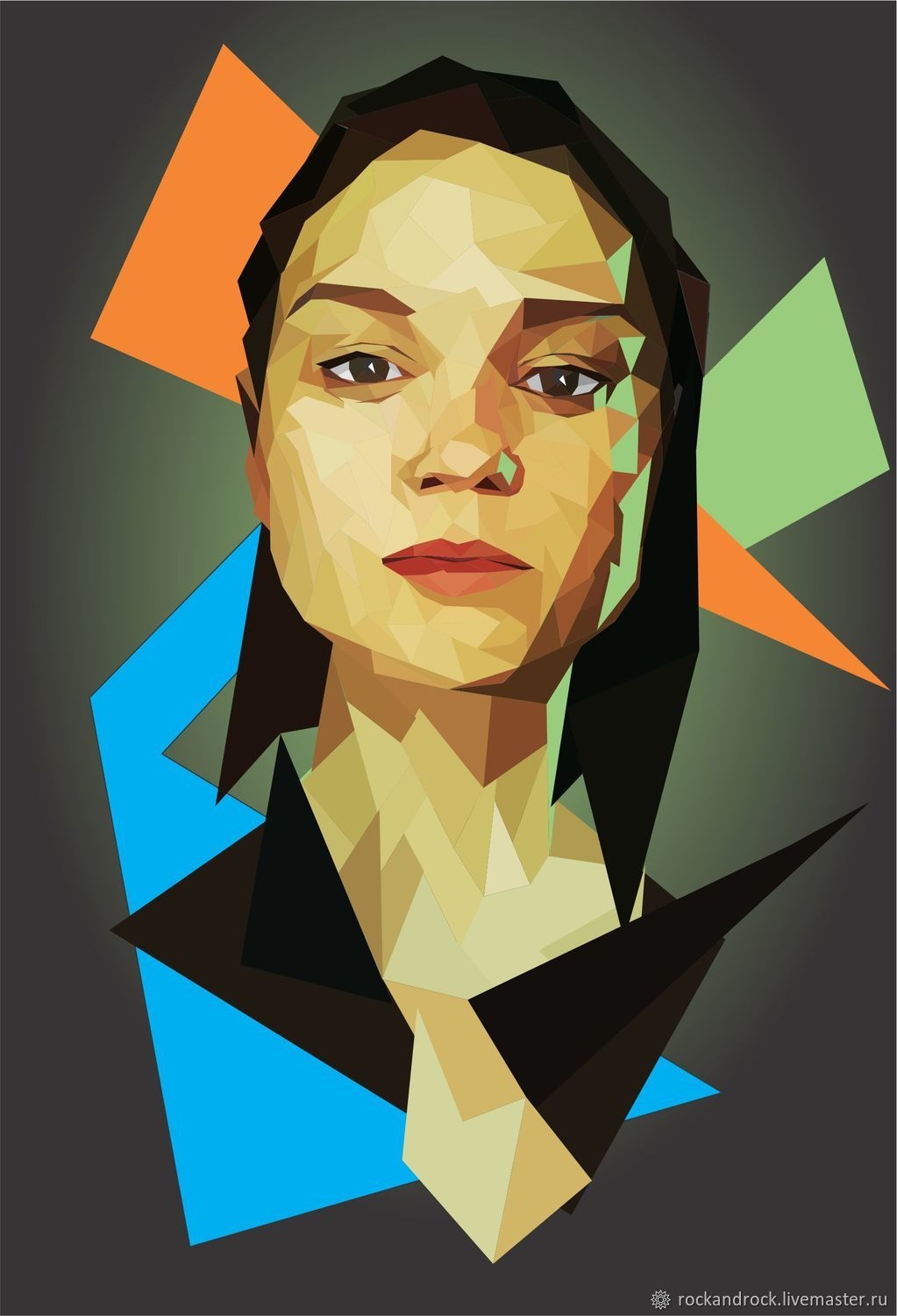 Пятигорский полигональный портрет