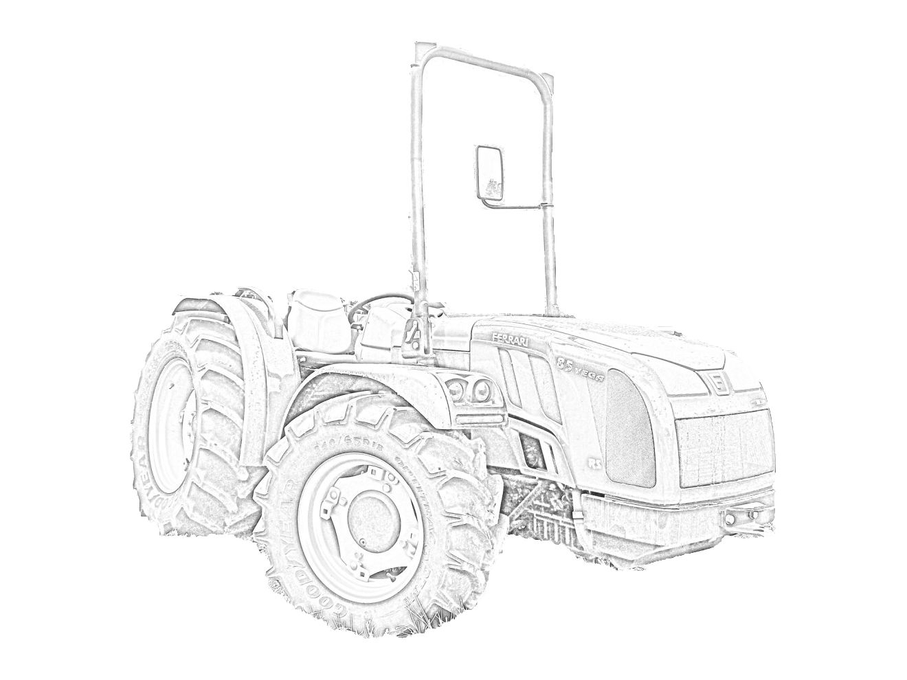 Рисунки тракторов 3d