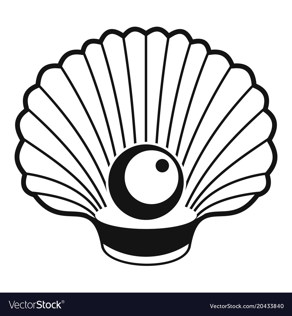 Логотип Жемчужина в раковине