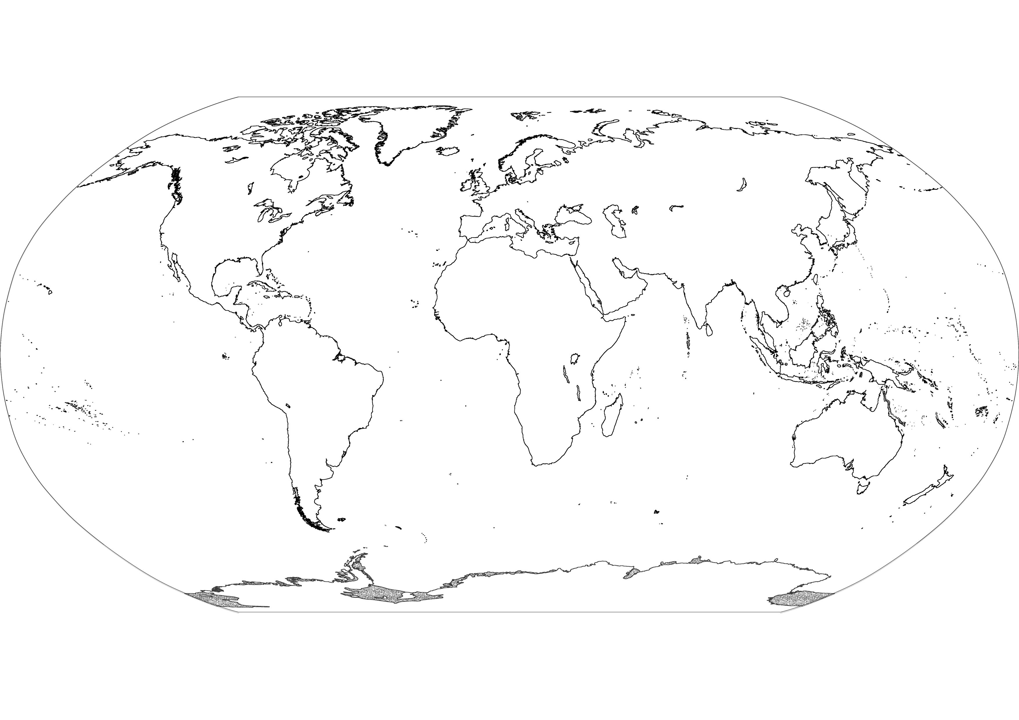Карта земли черно белая. Материки раскраска.