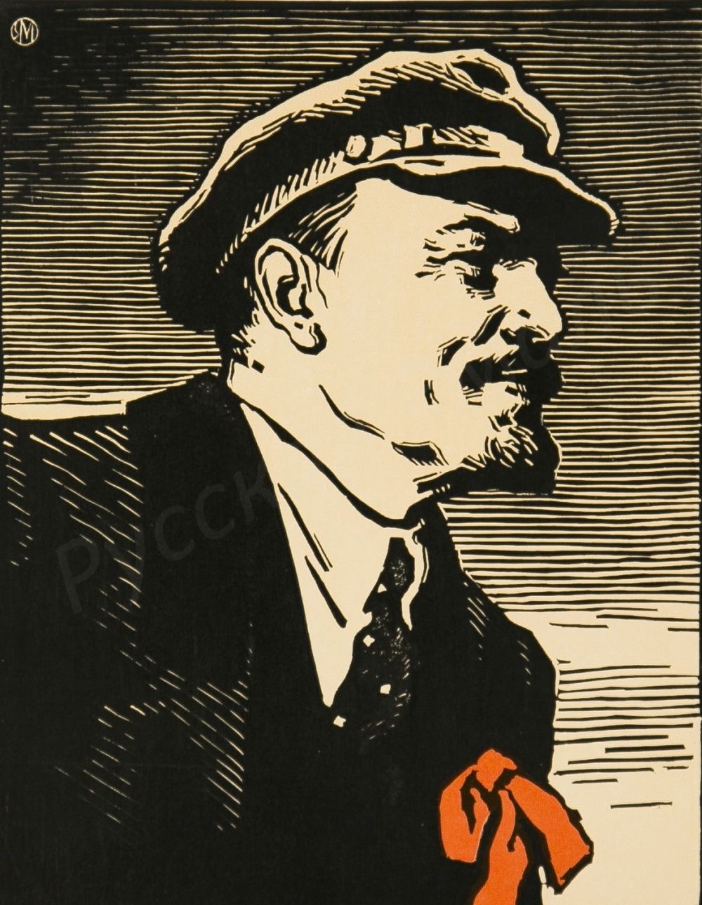 Портрет Ленина в кепке