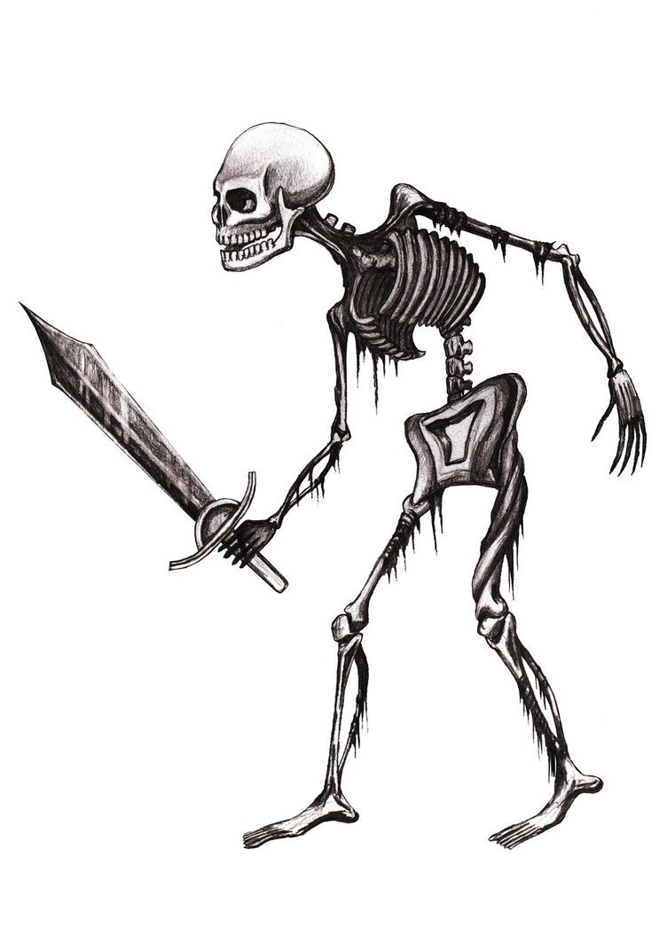 Скелет вориор