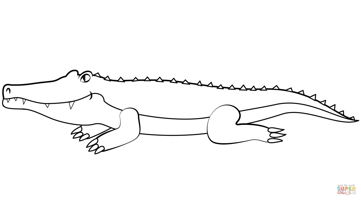 Крокодил Монти раскраска