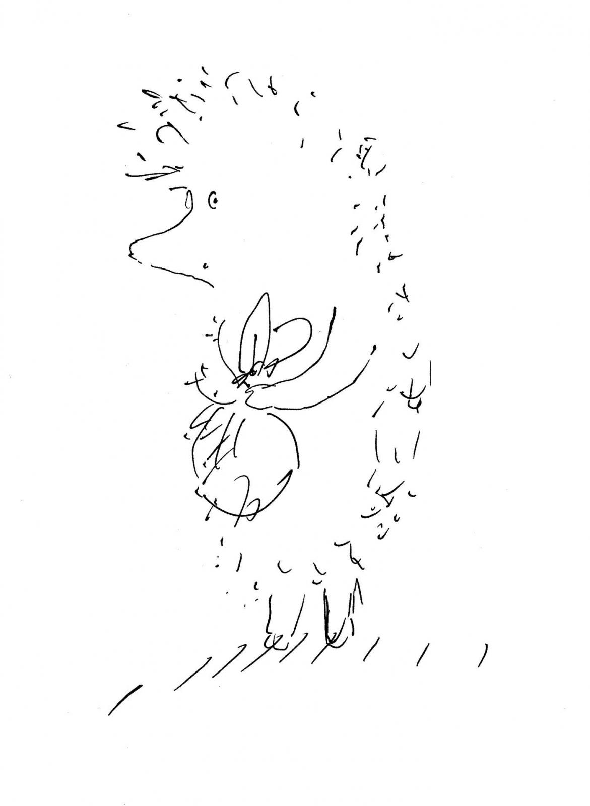 Ёжик в тумане рисунок карандашом