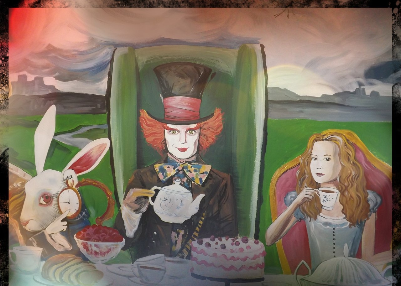 Алиса в стране чудес иллюстрации из фильма