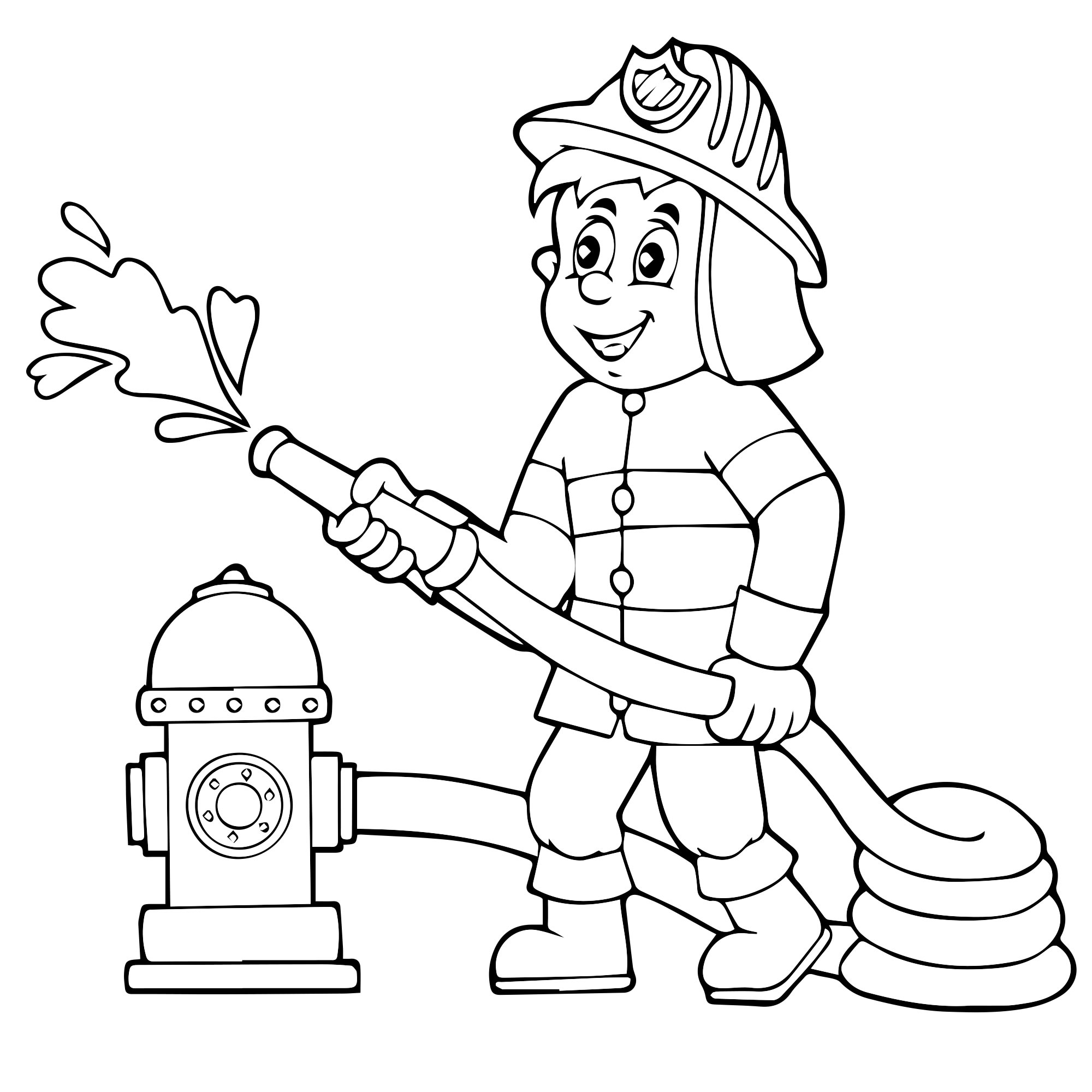 Медаль детского пожарника разукрасить