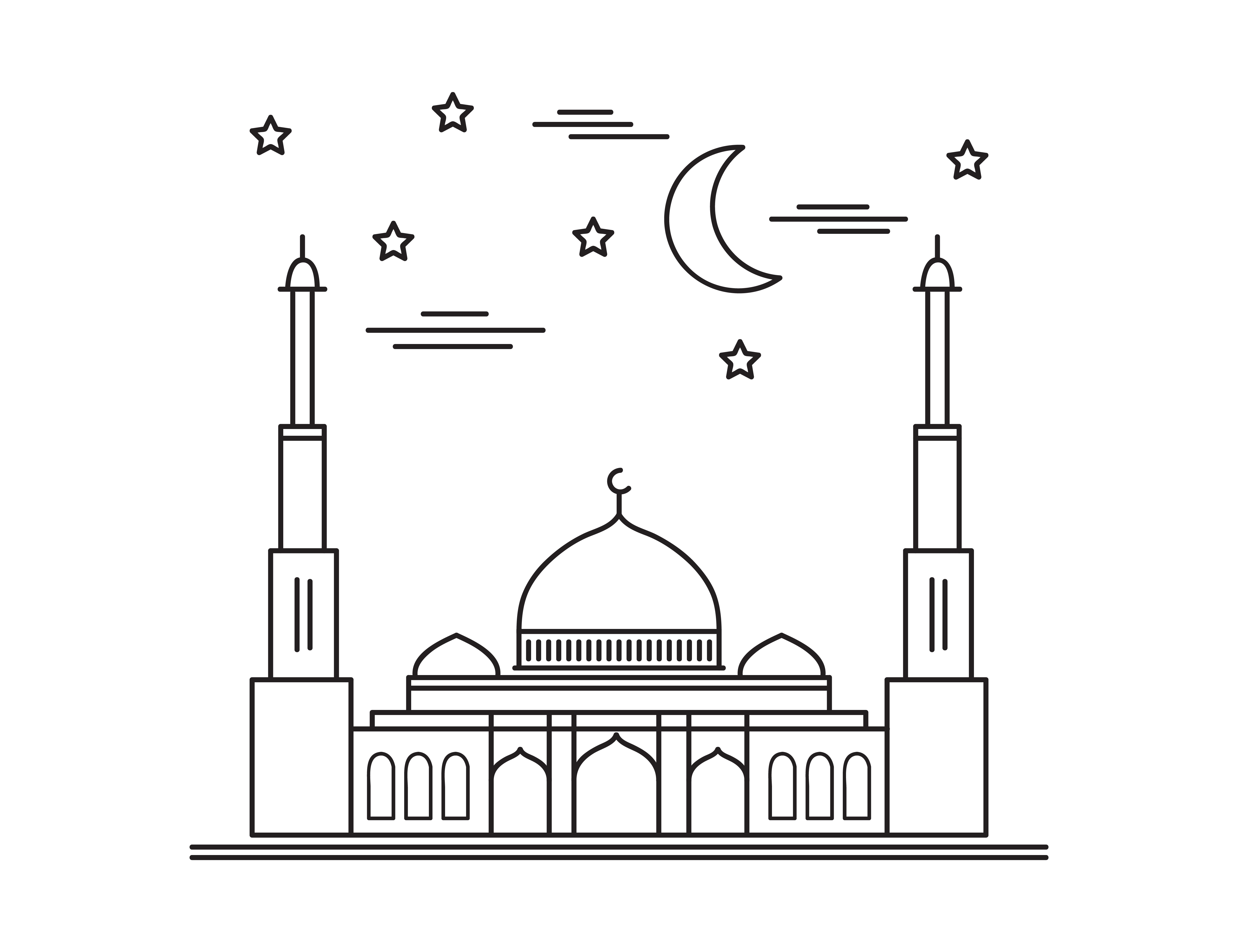 Раскраска мечеть