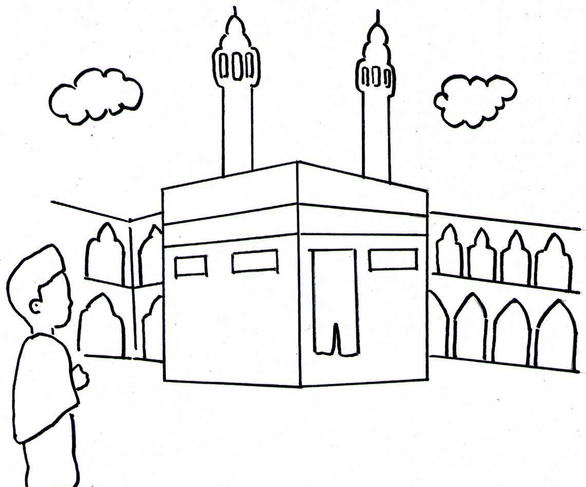 Мечеть рисунок карандашом для детей