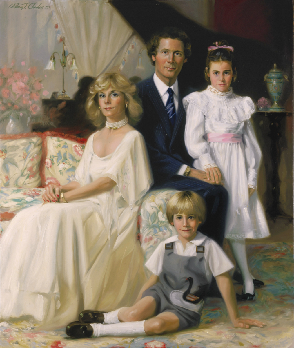Ретро мамы и папы. Семейный портрет (портрет семьи Поленовых). 1905.. Семейный портрет живопись современная. Картина семья.
