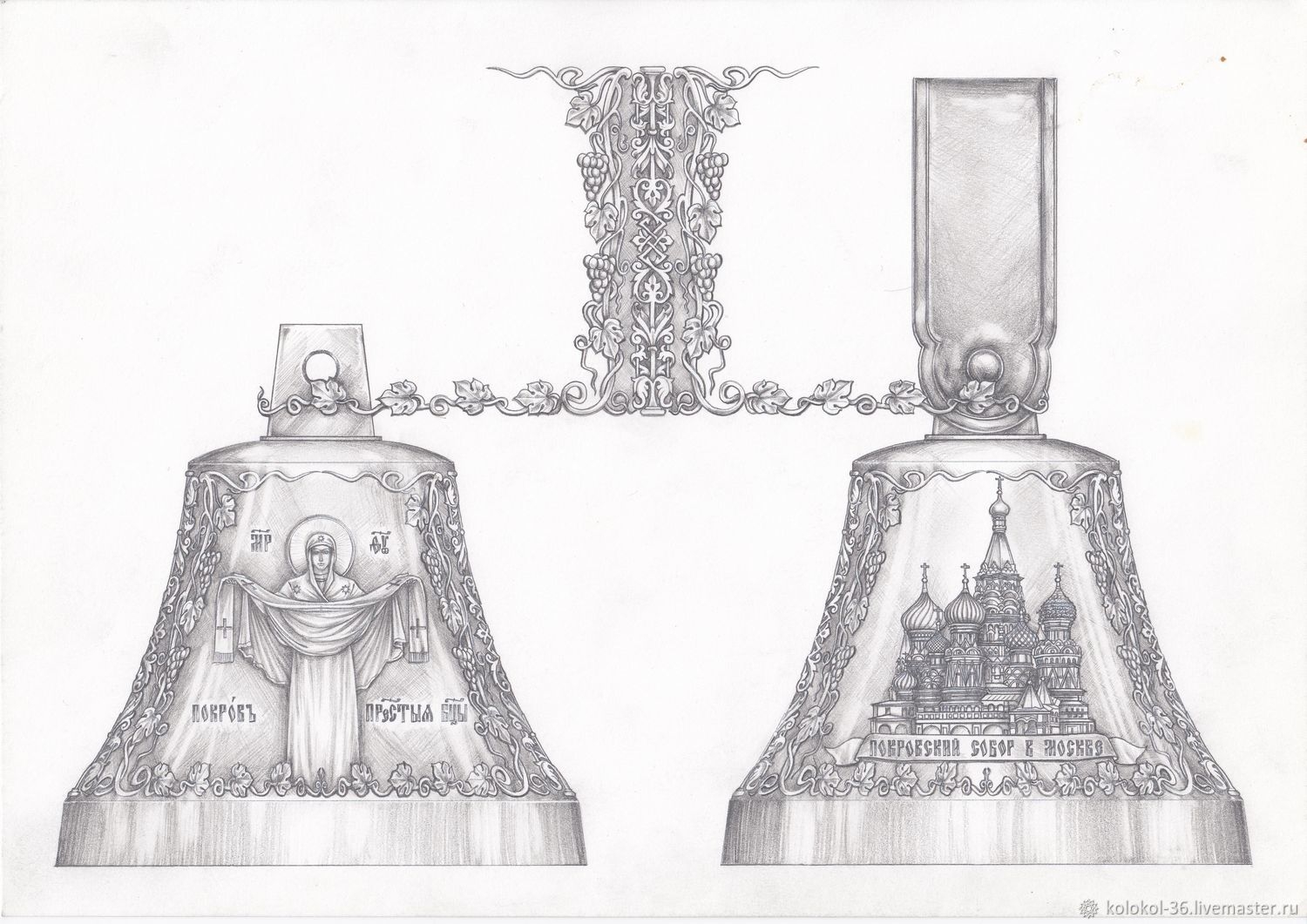 Рисунки на царь колоколе