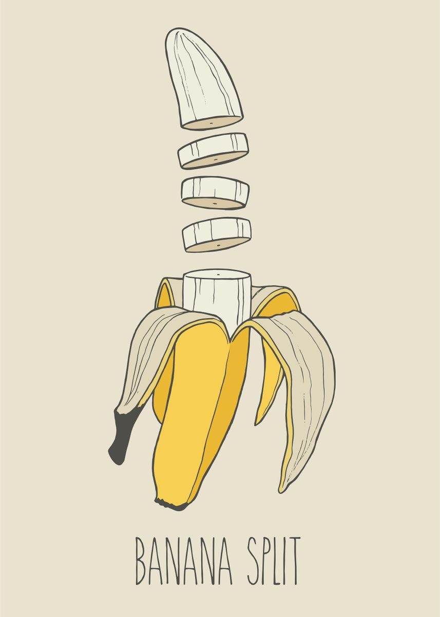 Скетчбук для рисования с бананом