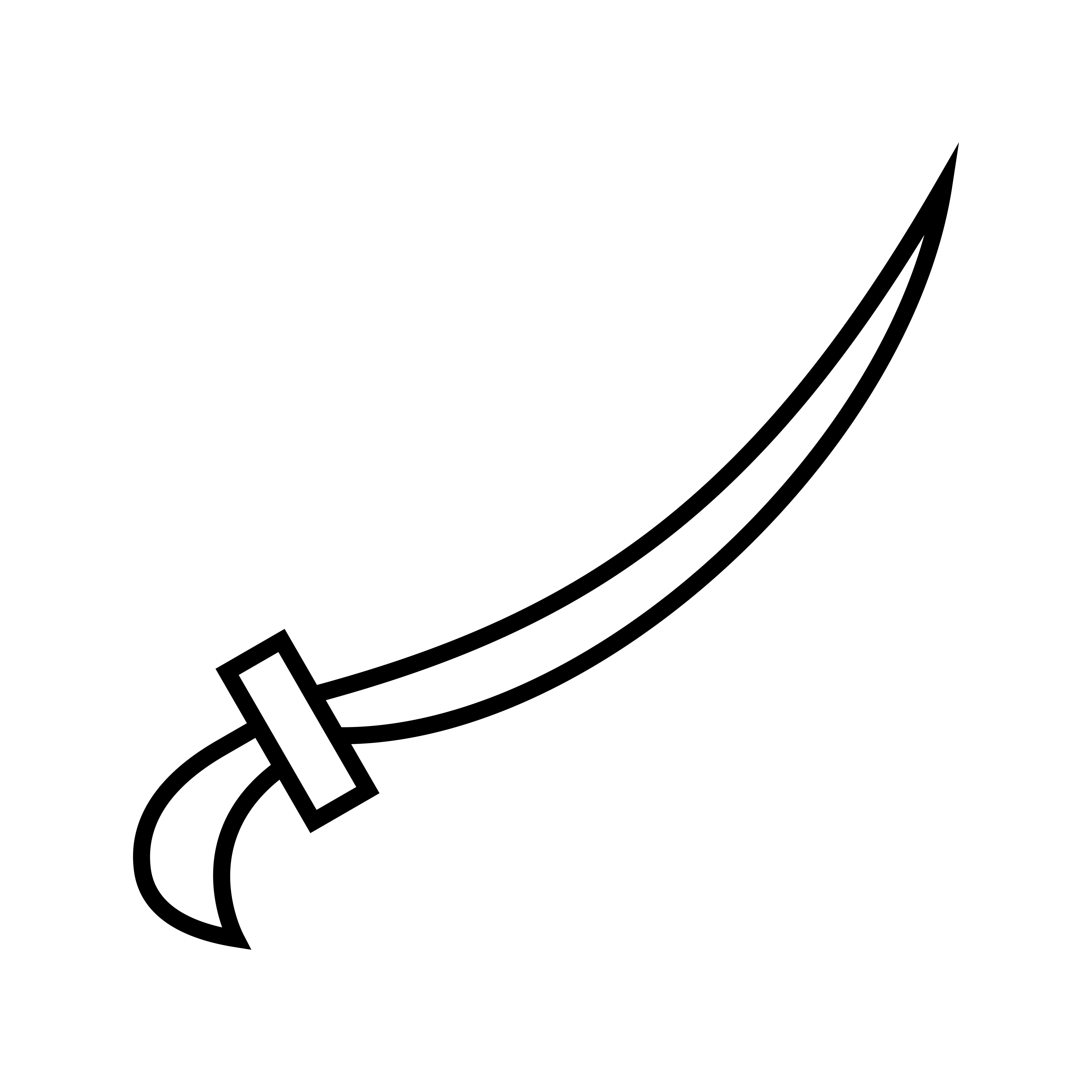 Символ меча чб