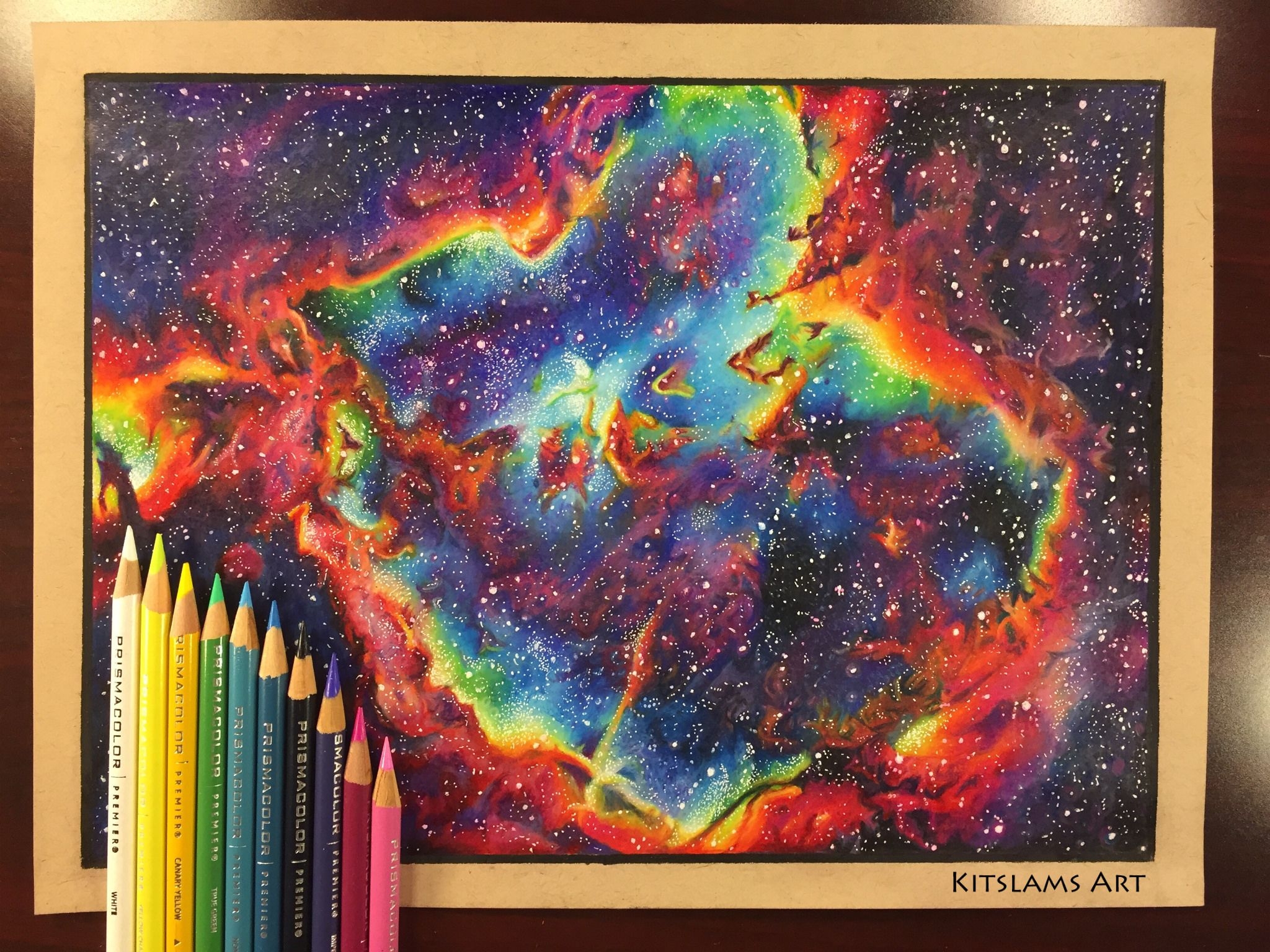 Космос рисунки цветные. Космос цветными карандашами. Картина космос. Космос рисунок карандашом цветным. Галактика цветными карандашами.