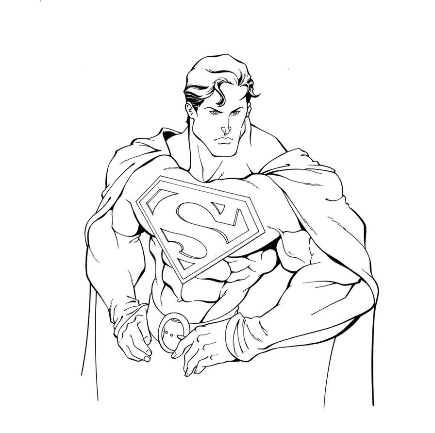 Супермен для рисования