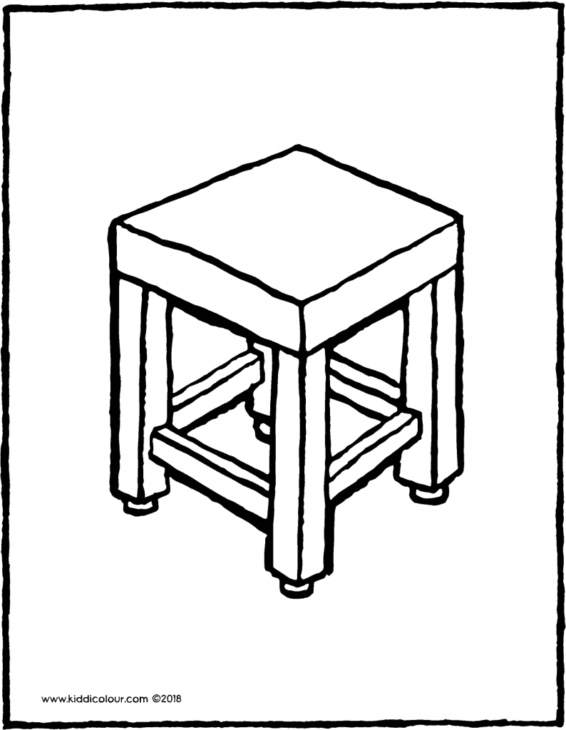 Табурет рисунок