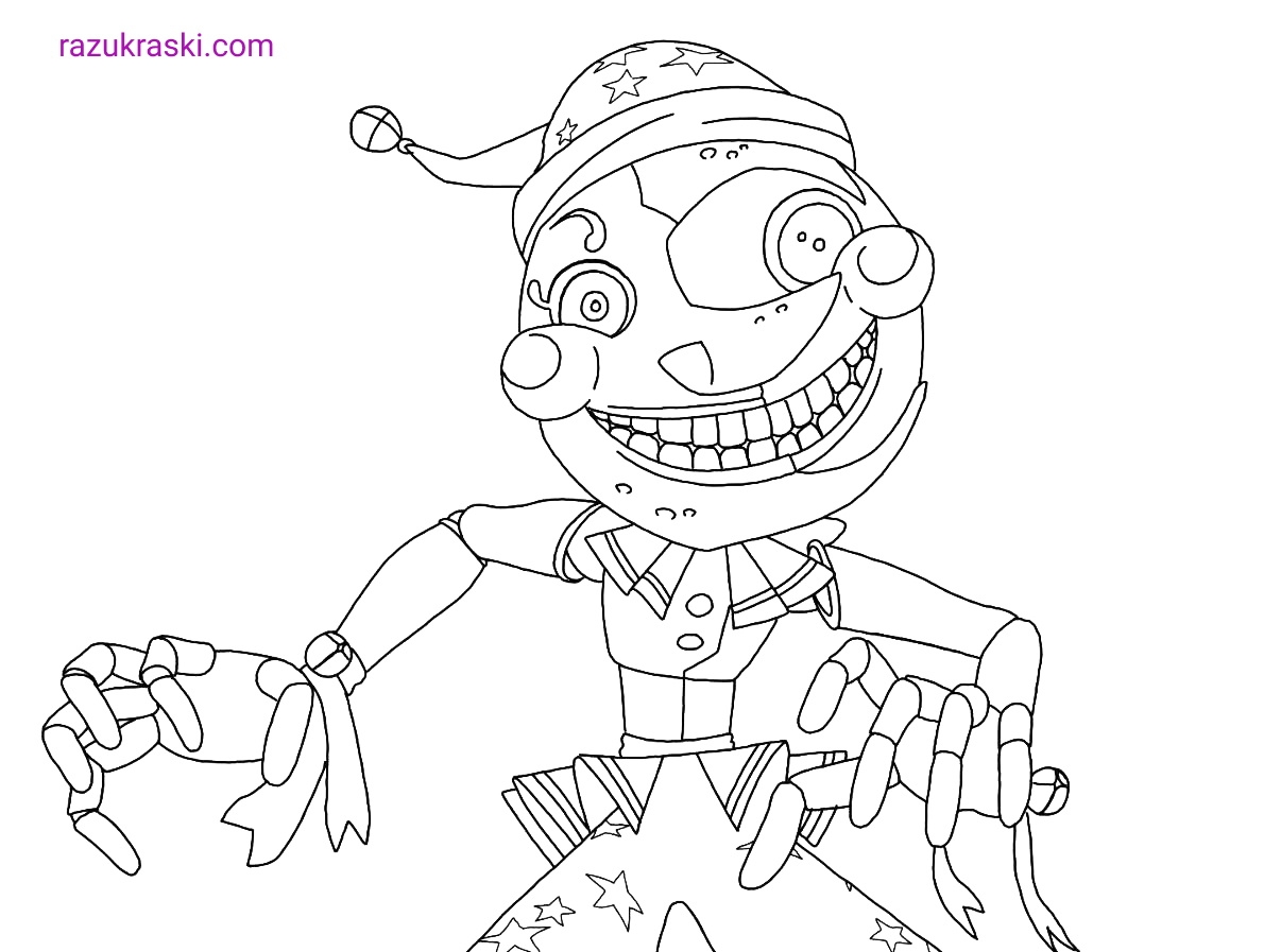 FIVE NIGHTS AT FREDDY’S COLORING PAGES