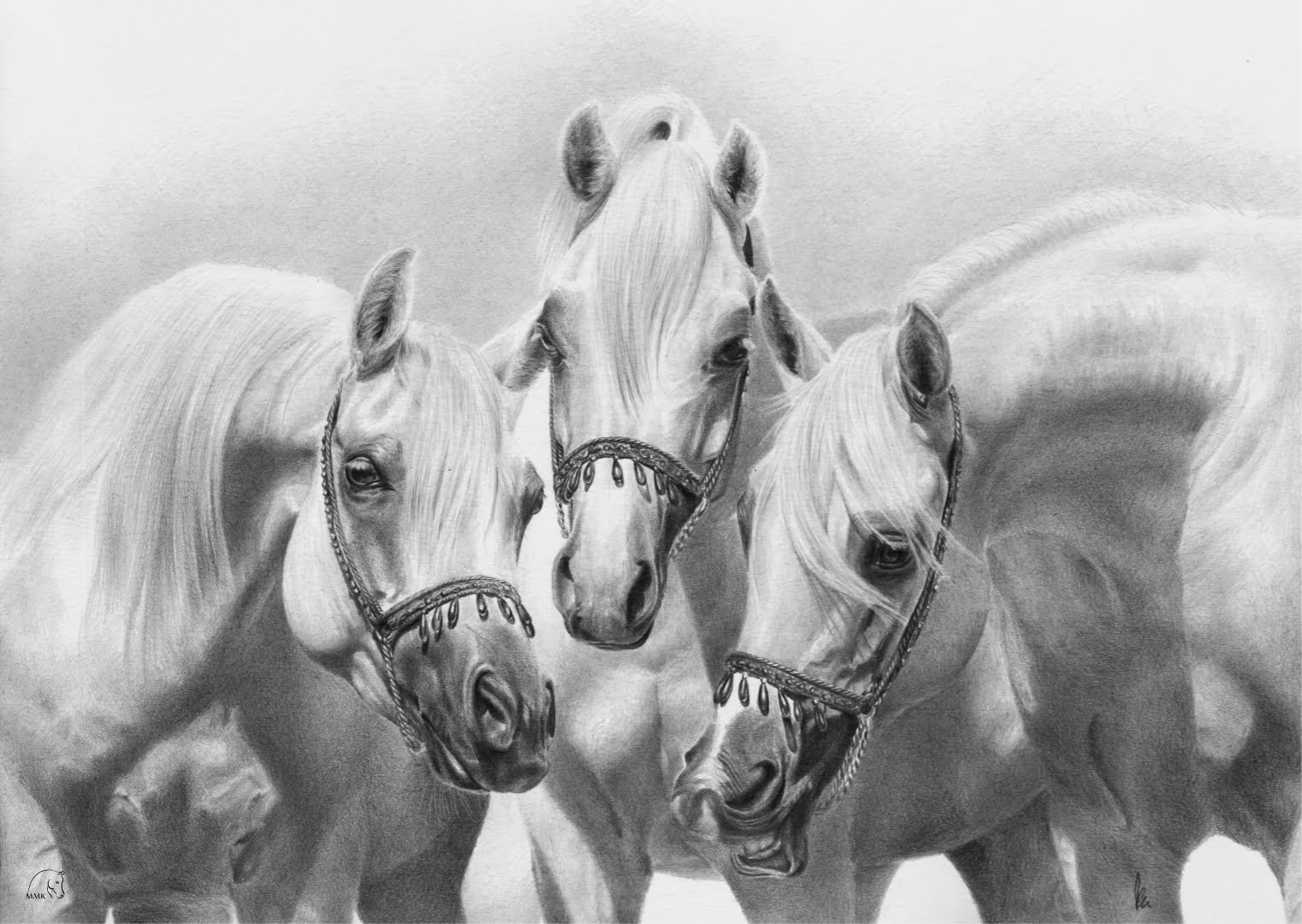 Three Horses Art
