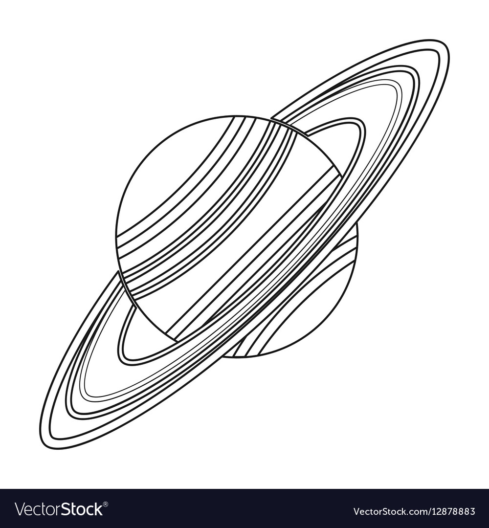 Рисунок сатурна карандашом