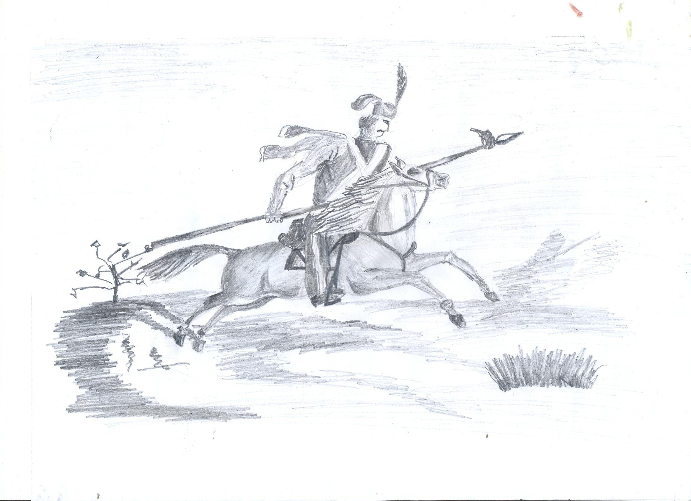 Рисунки для срисовки казаки