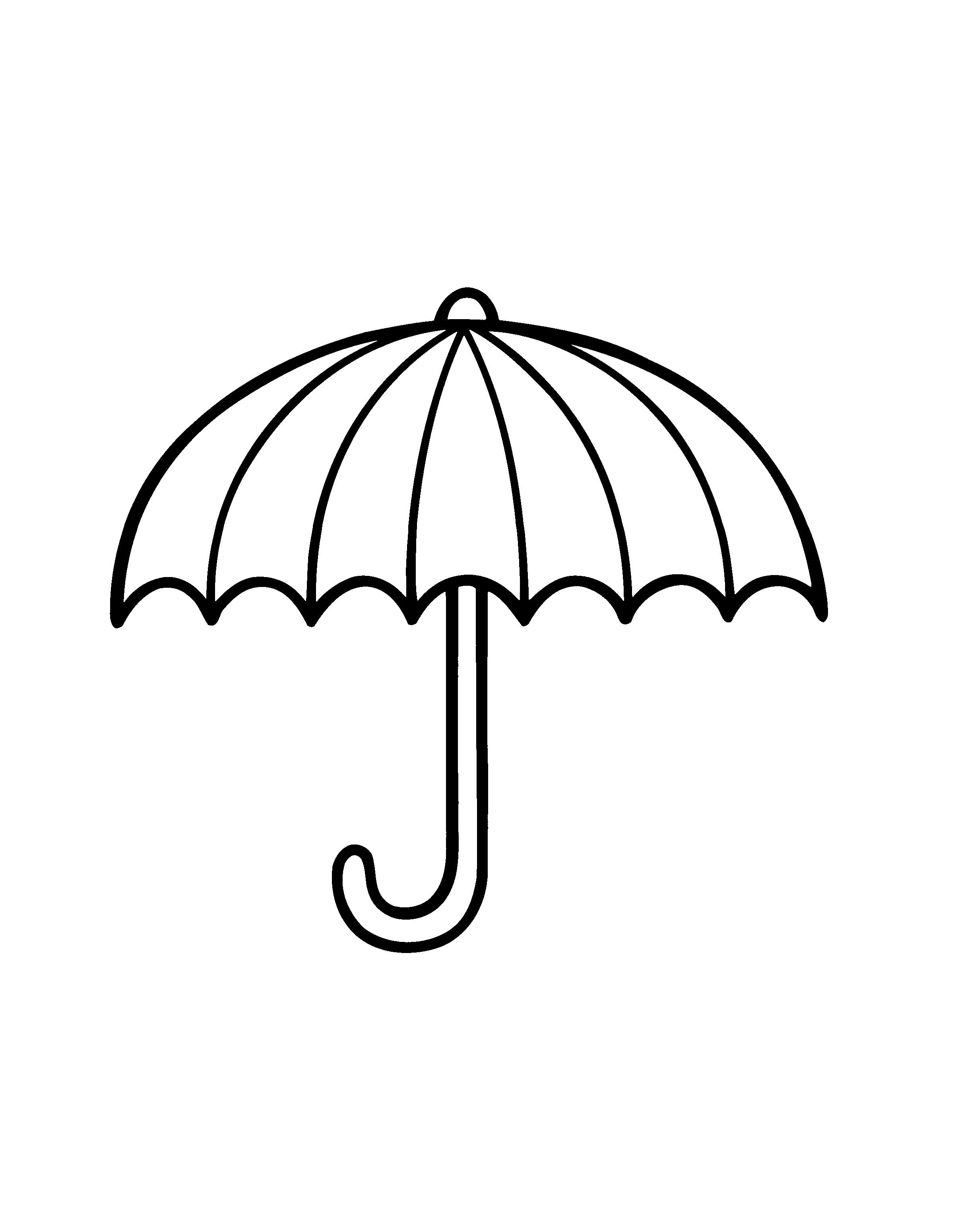 Раскраски зонтиком скачать и распечатать бесплатно