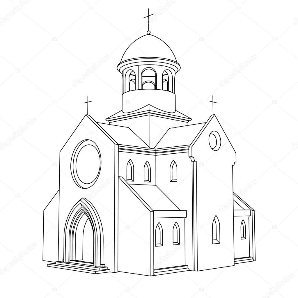 Церковь эскиз