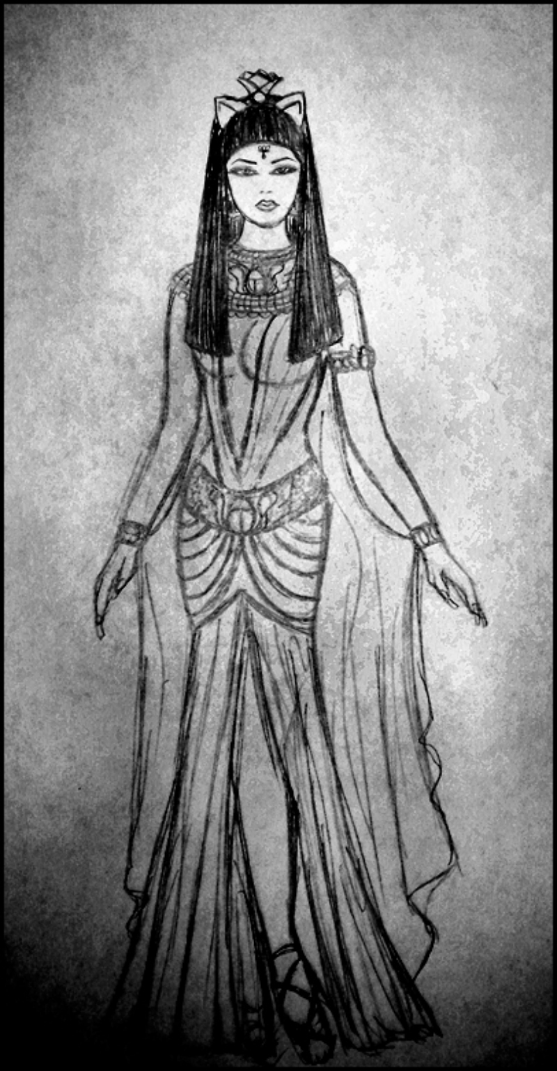 Баст Древнеегипетская богиня тату