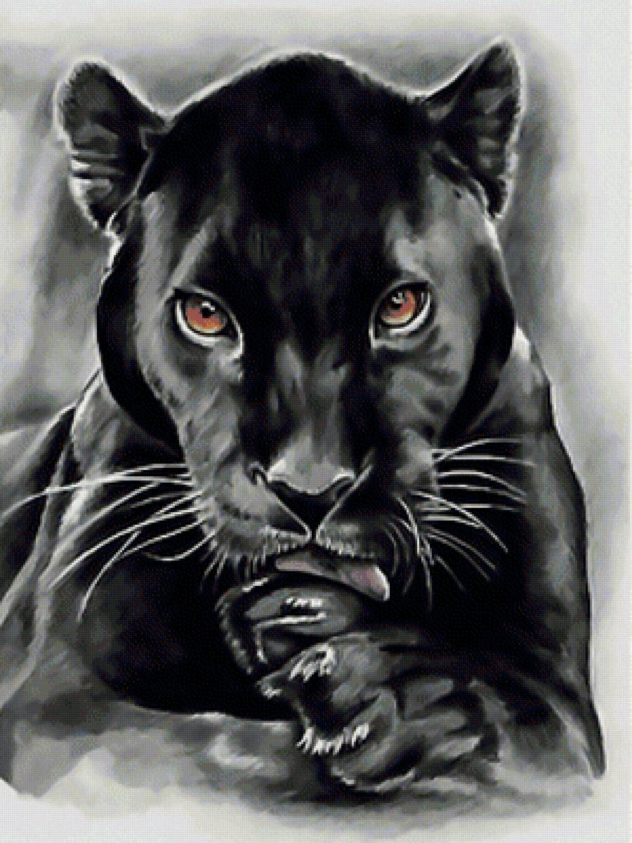 Поэтапный урок: как нарисовать Черную Пантеру в боевой стойке