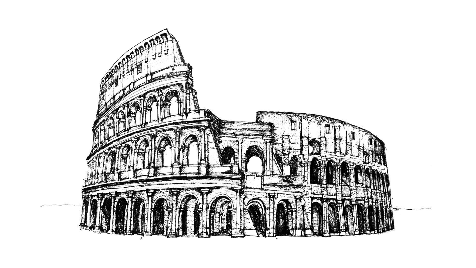 Пантеон Италии рисунки