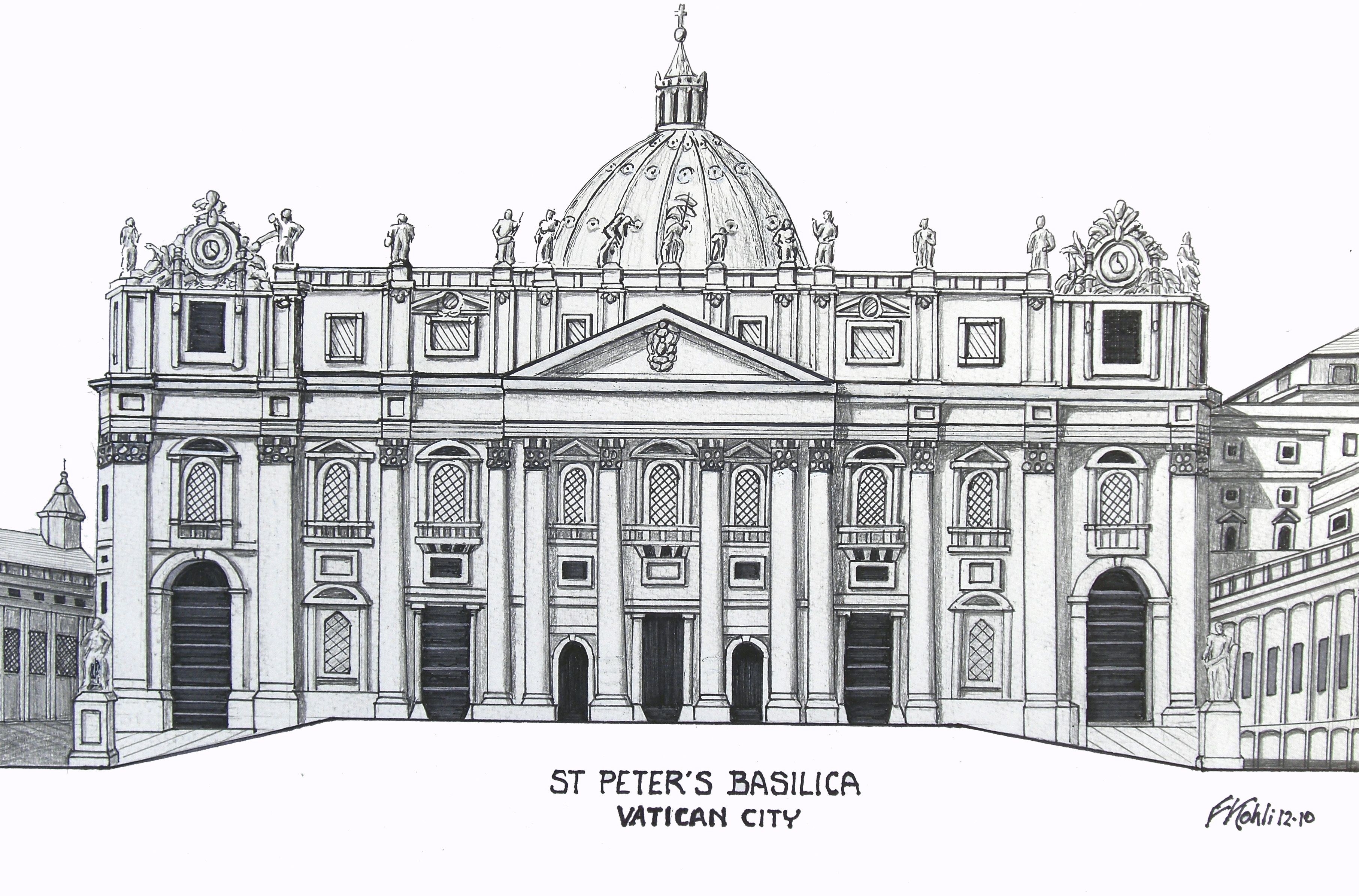 Базилика Святого Петра фасад