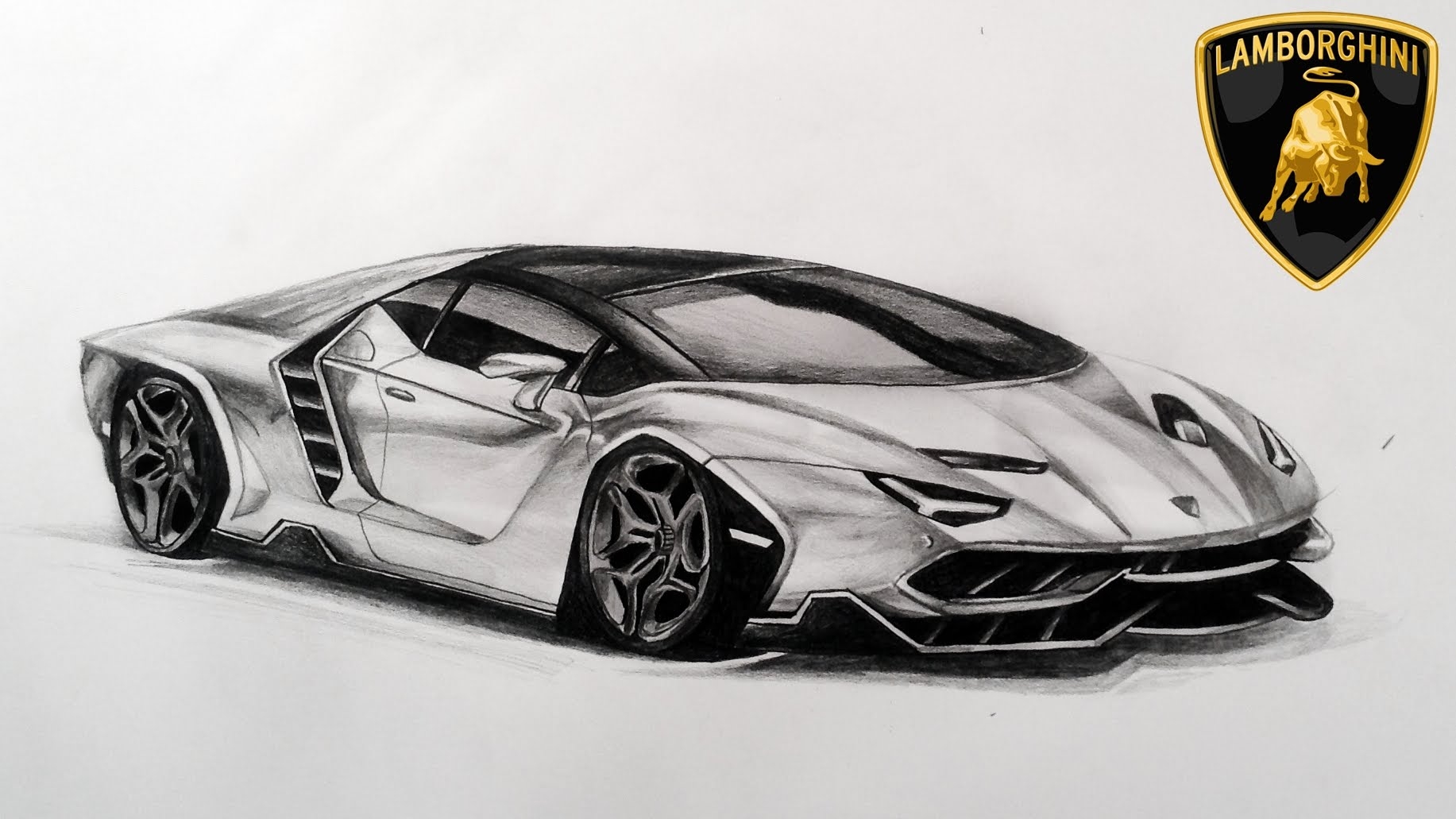 Как нарисовать lamborghini