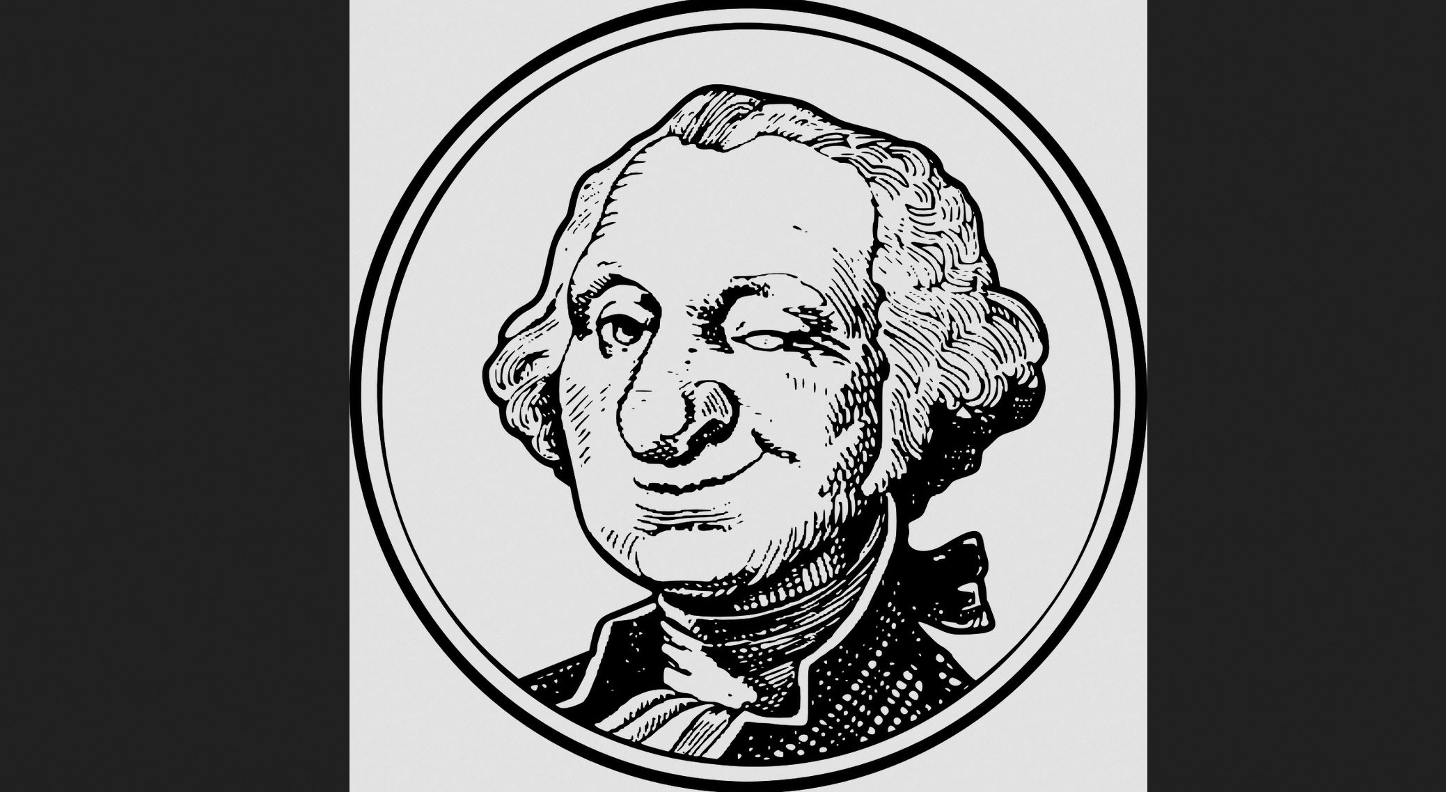 Джордж Вашингтон рисунок