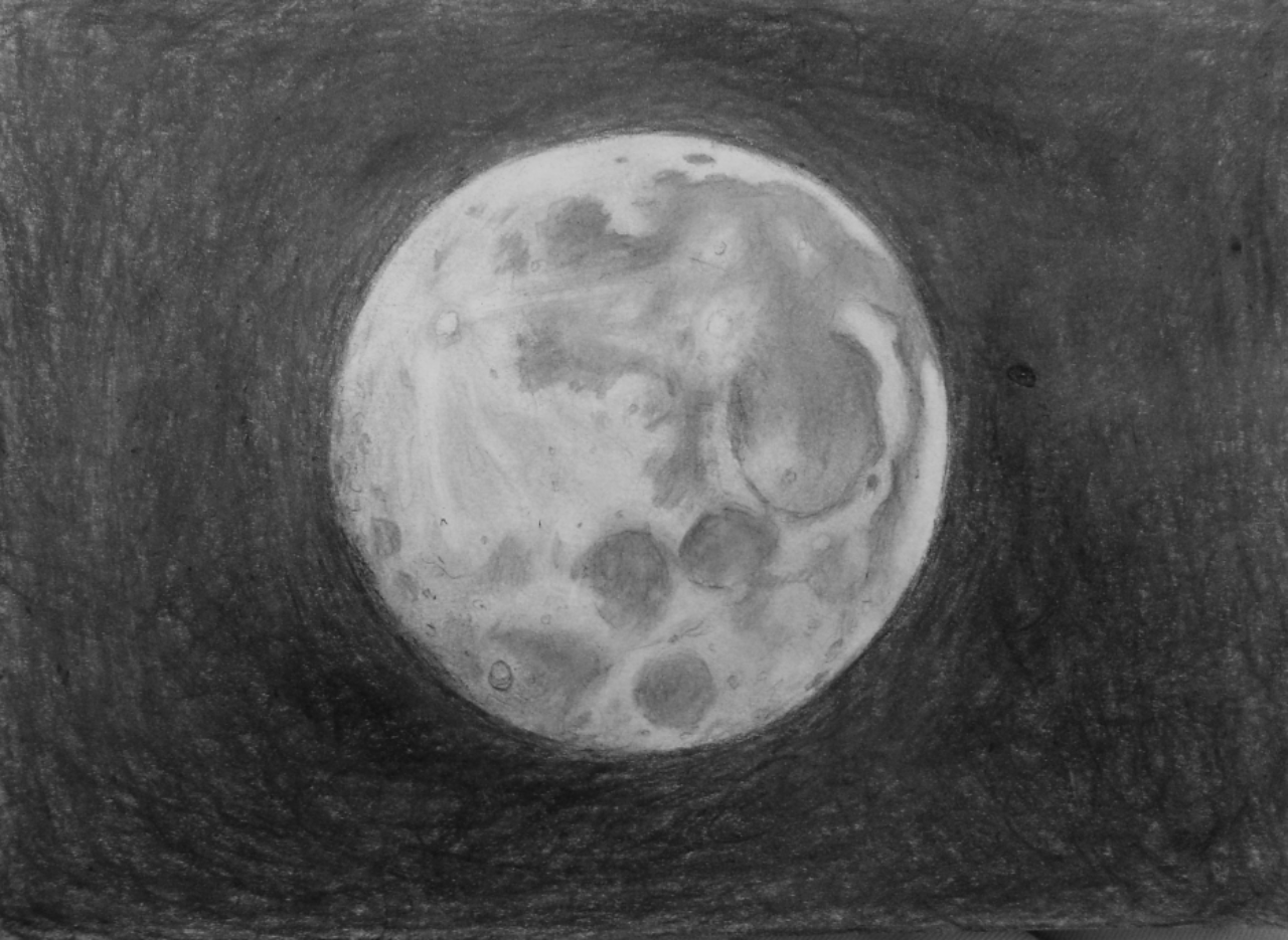 Нарисовать дом на луне окружающий мир 1