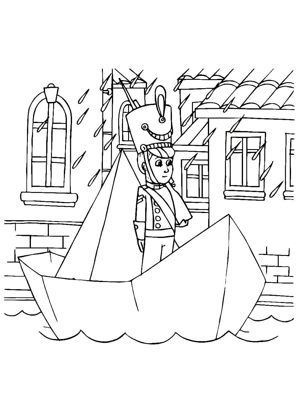 Рисунок к сказке Г.Х.Андерсена «Стойкий оловянный солдатик». Выполнила: Ведяйкина Эрика Фанилевна