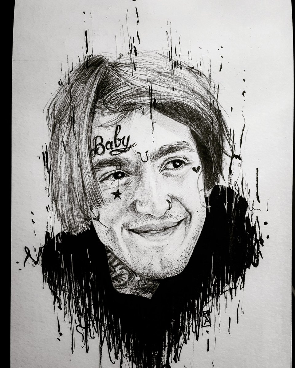 Рисунок lil peep