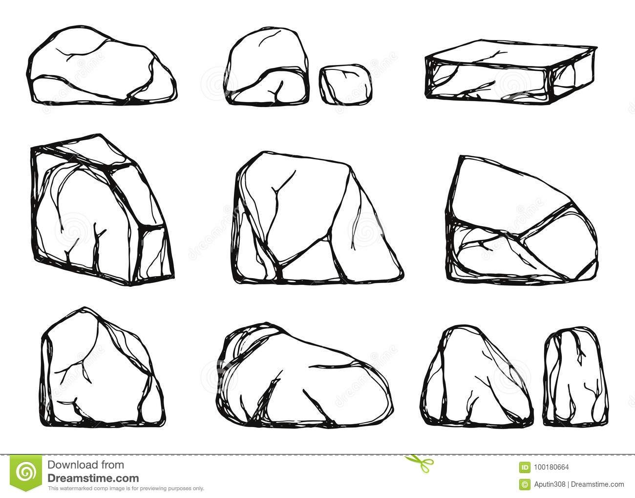 Камни схематическое изображение