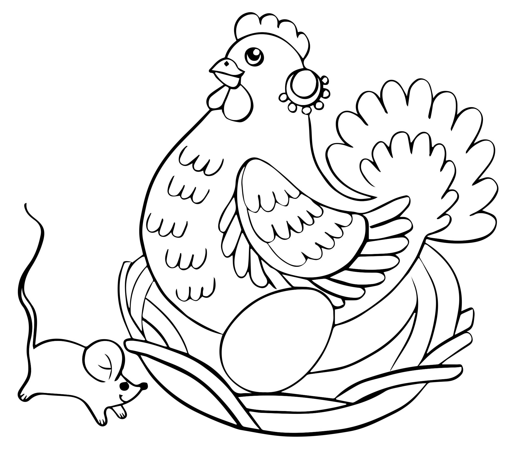 Раскраска Курочка Коко и Цыпленок Пи Цветняшки | Раскраски, Цыпленок, Собаки