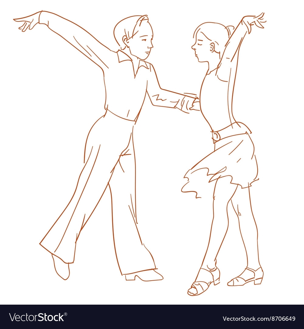 Спортивные бальные танцы рисунки