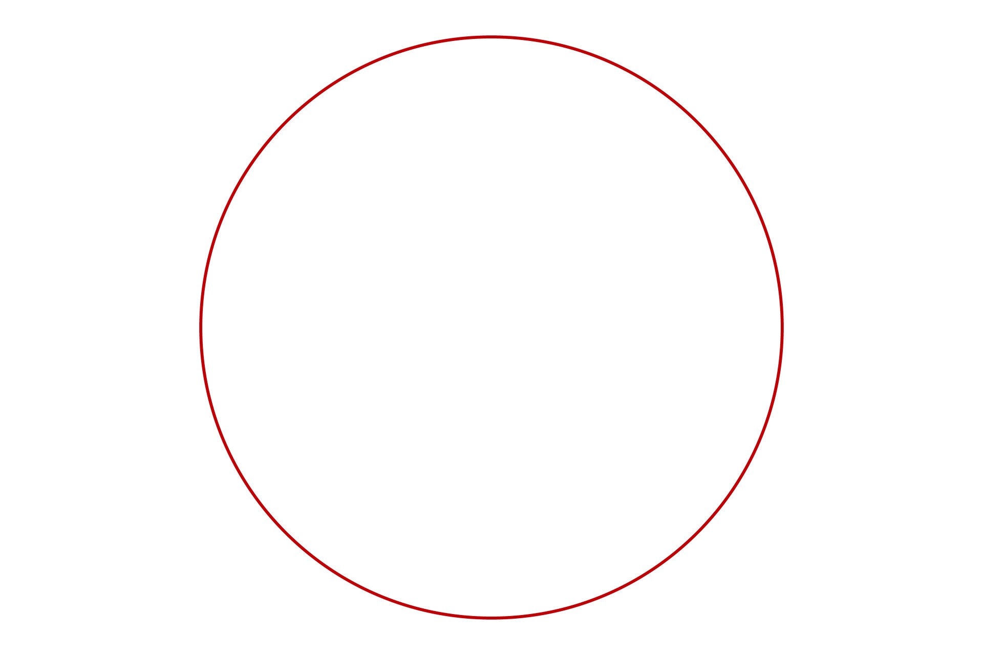 Красный круг выделение