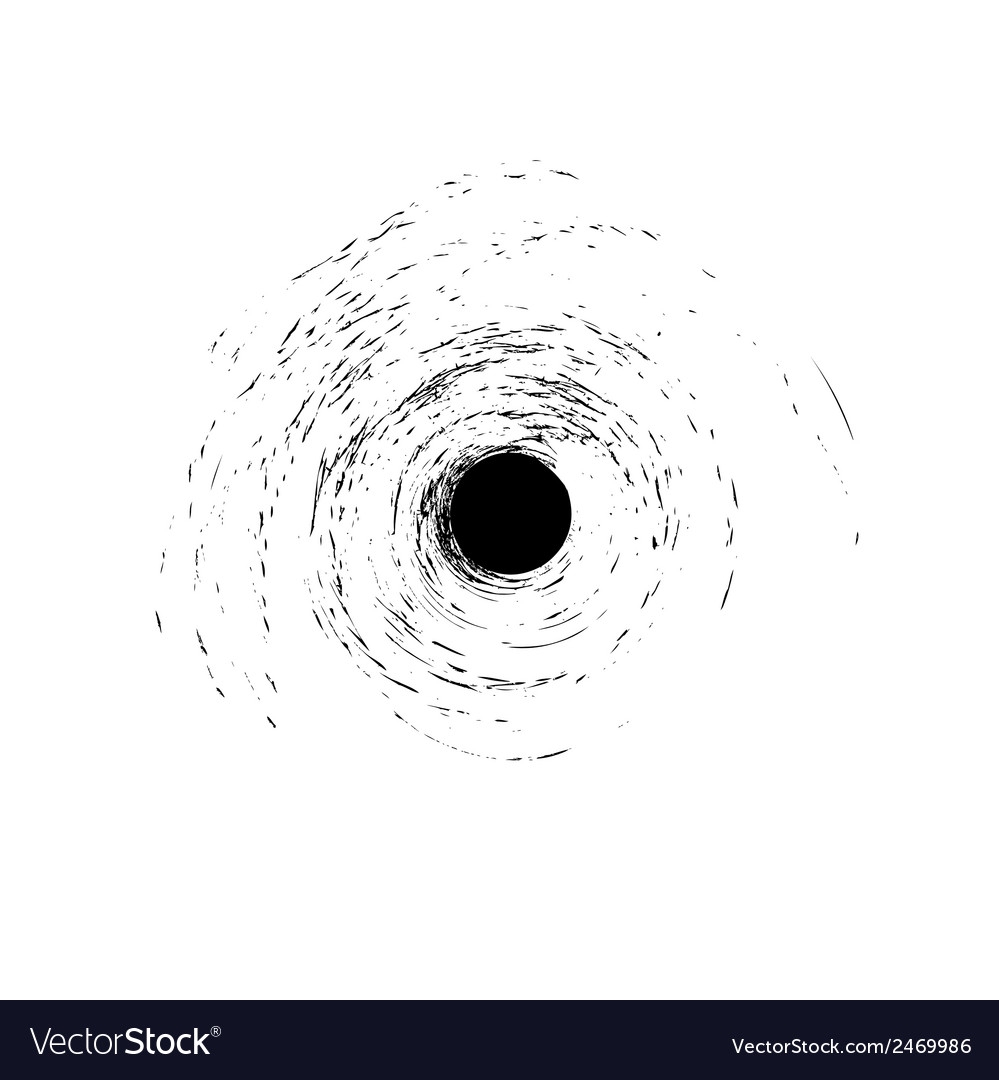 Черная дыра рисунок