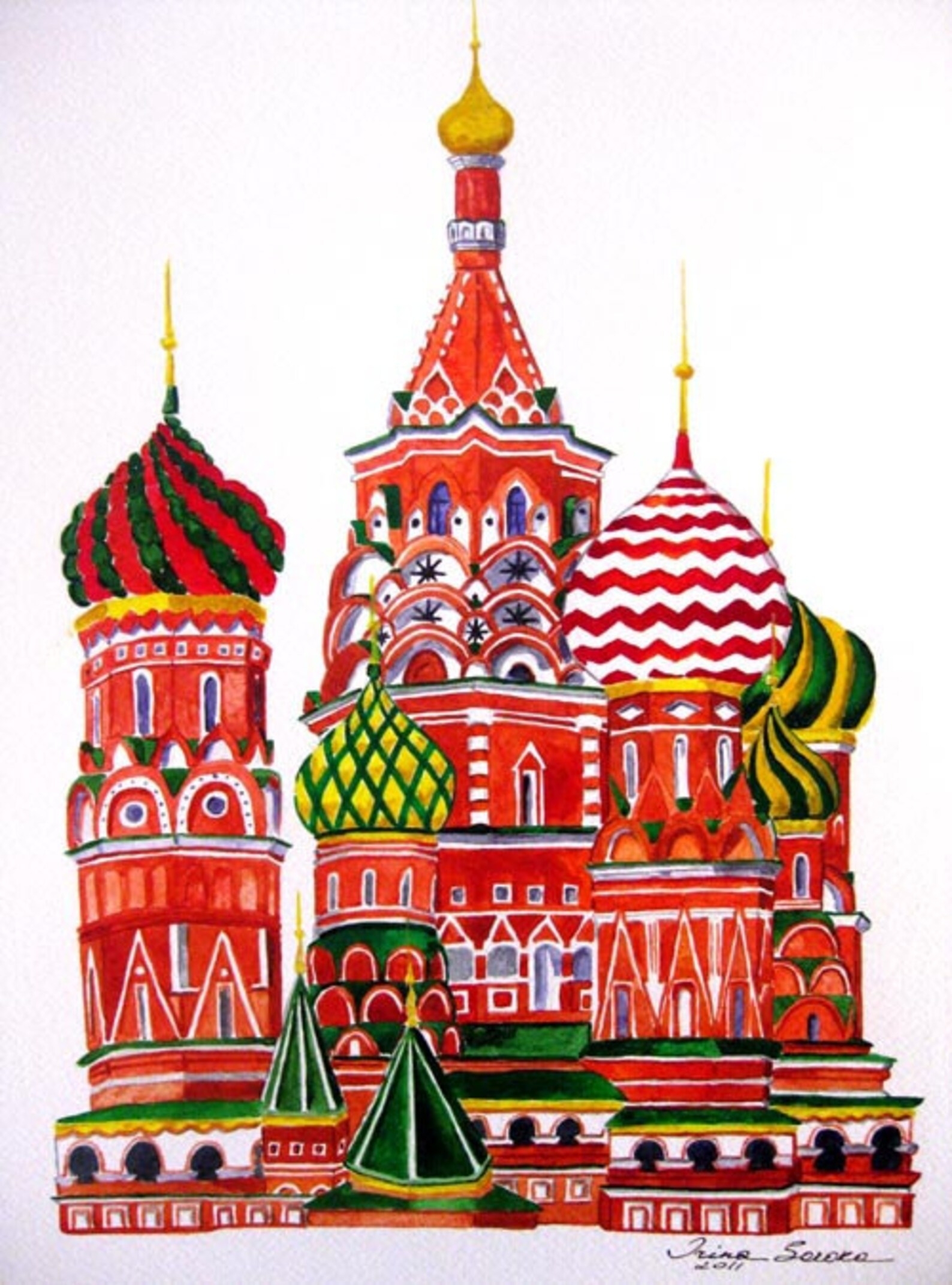 Стилизованное изображение Кремля