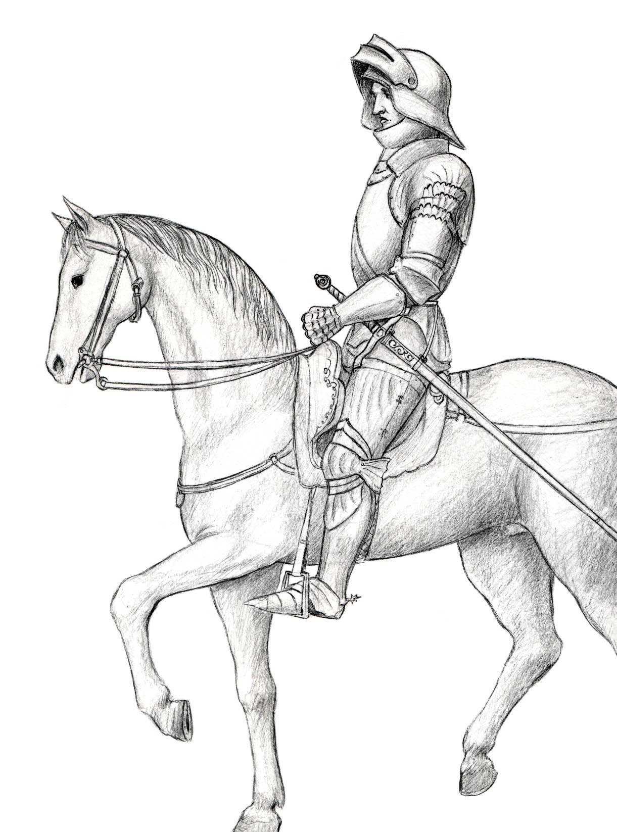 Knight On Horseback