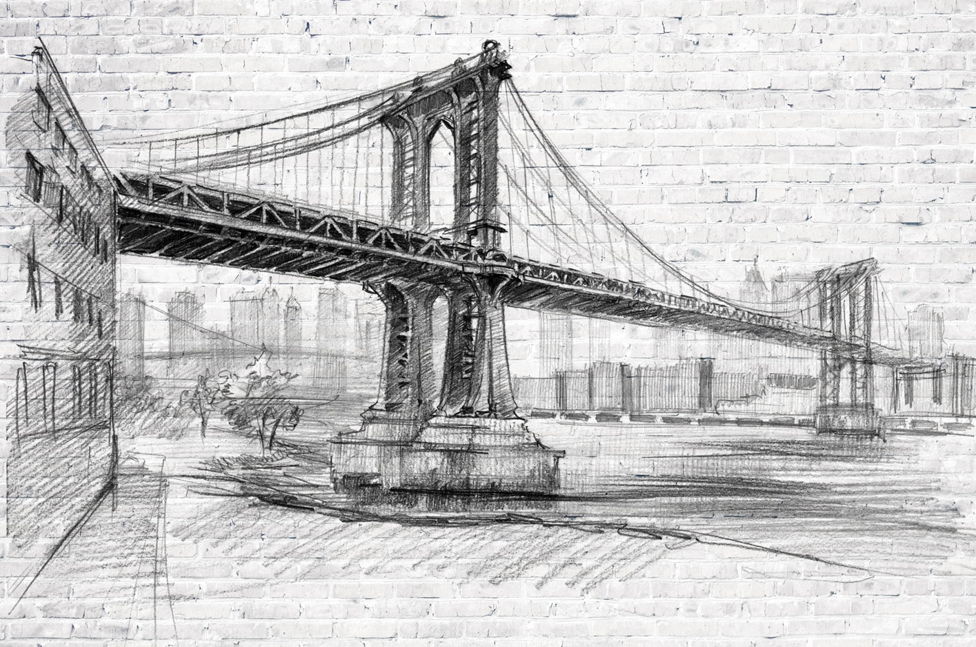 Наброски Бруклинский мост