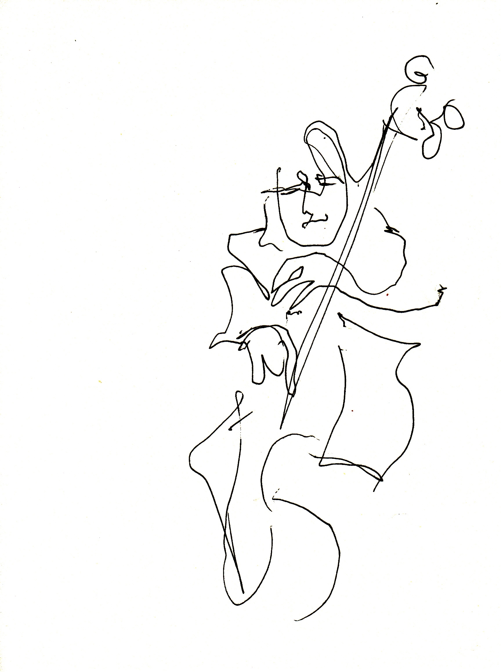 Джаз рисунок карандашом